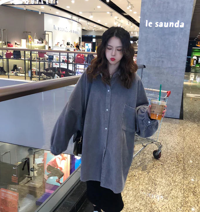 Shirt, Shirt Jacket, Corduroy Outerwear