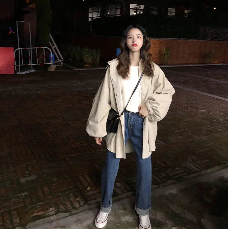 Shirt, Shirt Jacket, Corduroy Outerwear